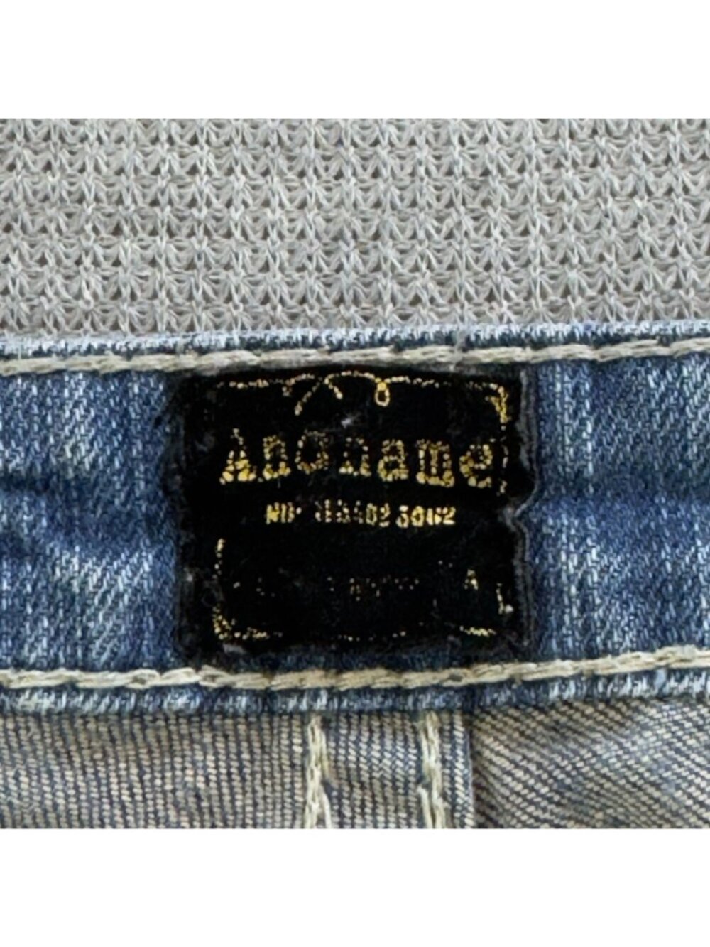 Anoname Joelle Bootcut Jeans Womens Size 27 Distressed Medium Wash Denim 28x32 - Picture 6 of 16